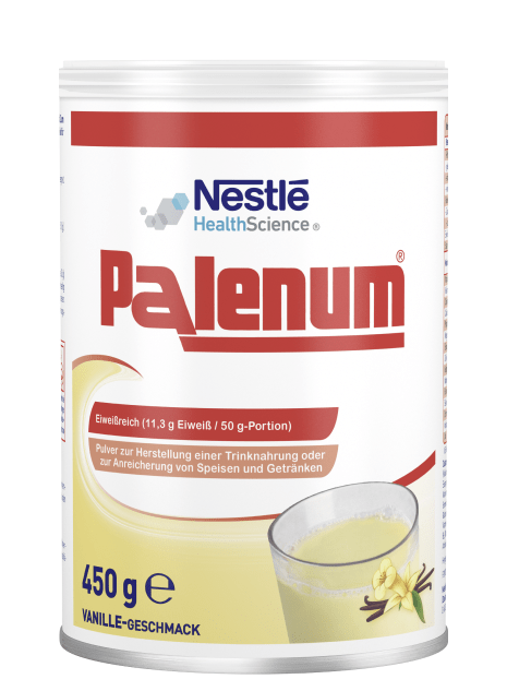 Palenum® Trinknahrung Eiweißreich Normokalorisch Mangelernährung Diätmanagement Indikationen Proteinbedarf Geschmacksrichtungen Diätetisch